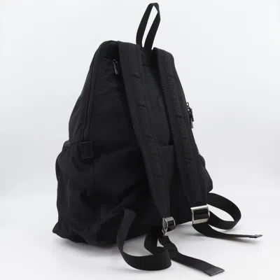 Pre-owned Gucci Black Nylon Canvas Backpack ()