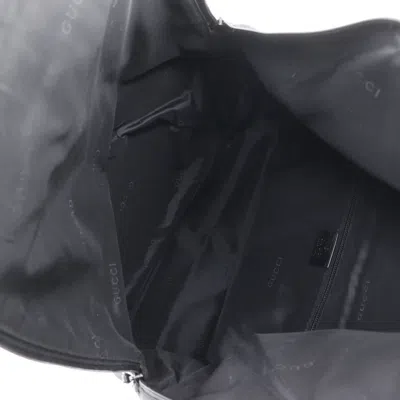 Pre-owned Gucci Black Nylon Canvas Backpack ()