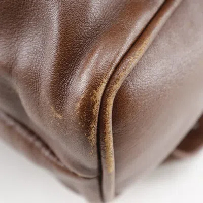 Pre-owned Gucci Brown Leather Backpack ()