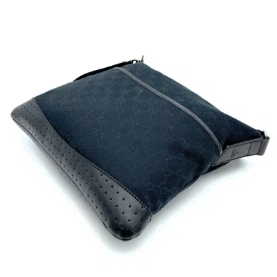 Pre-owned Gucci Gg Canvas Black Gg Canvas Shoulder Bag ()