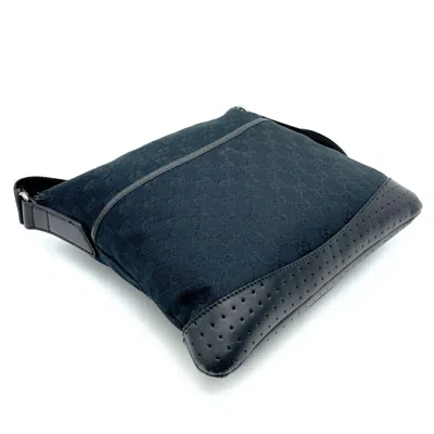 Pre-owned Gucci Gg Canvas Black Gg Canvas Shoulder Bag ()