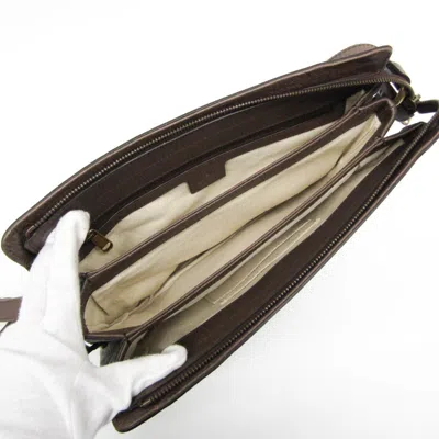 Pre-owned Gucci Ophidia Beige Pvc Shoulder Bag ()