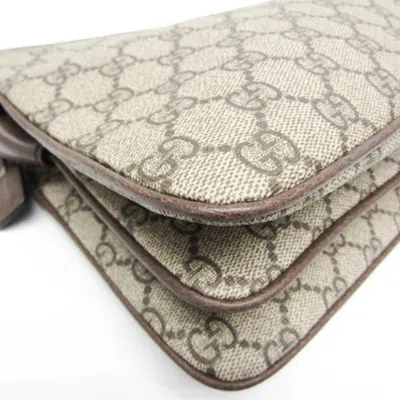 Pre-owned Gucci Ophidia Beige Pvc Shoulder Bag ()