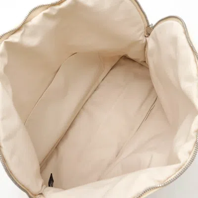 Pre-owned Hermes Ivory Canvas Clutch Bag Pouch ()