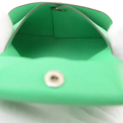 Pre-owned Hermes Vert Coin Purse/coin Case ()