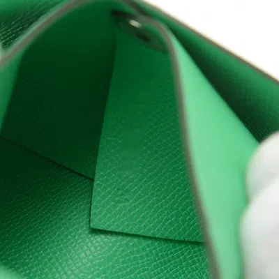 Pre-owned Hermes Vert Coin Purse/coin Case ()