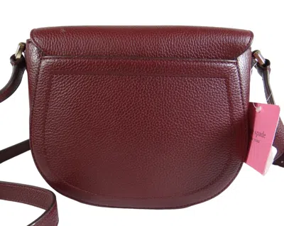 Kate Spade New York Knott Saddle Pebbled Leather Medium Crossbody Bag