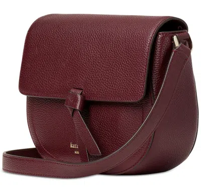Kate Spade New York Knott Saddle Pebbled Leather Medium Crossbody Bag