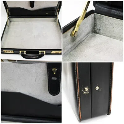 Pre-owned Loewe Black Leather Attaché Case ()