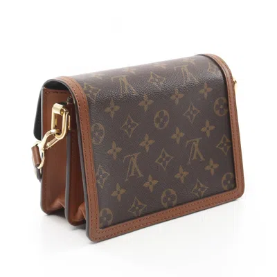 Pre-owned Louis Vuitton Beige Brown Monogram Reverse Coated Canvas Shoulder Bag ()