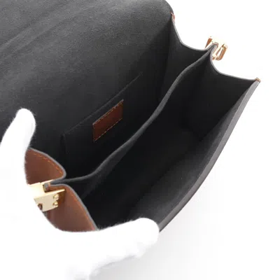 Pre-owned Louis Vuitton Beige Brown Monogram Reverse Coated Canvas Shoulder Bag ()