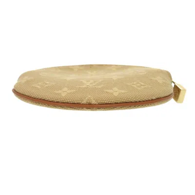 Pre-owned Louis Vuitton Beige Monogram Mini Coin Purse/coin Case () In Sand