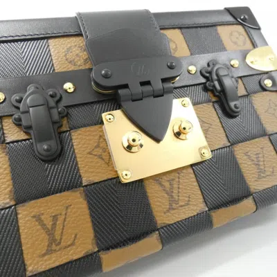 Pre-owned Louis Vuitton Black Marron Monogram Reverse Monogram Reverse Shoulder Bag ()