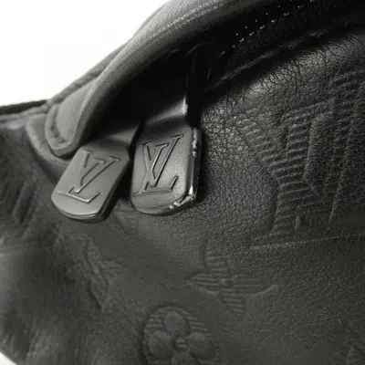 Pre-owned Louis Vuitton Black Monogram Shadow Fanny Pack Shoulder Bag ()