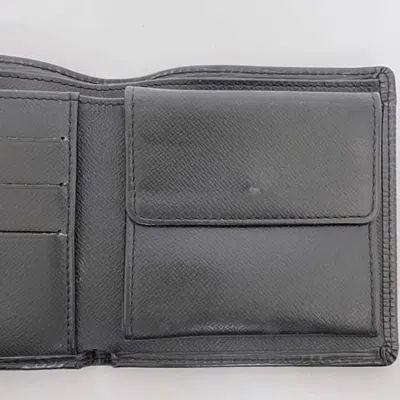 Pre-owned Louis Vuitton Black Noir Epi Leather Wallet (bi-fold) ()