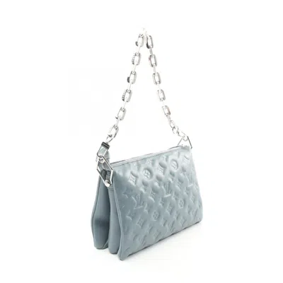 Pre-owned Louis Vuitton Blue Leather Shoulder Bag ()