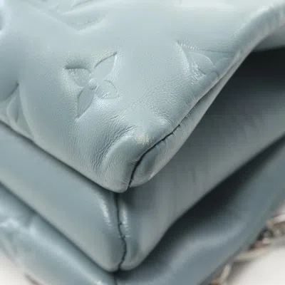 Pre-owned Louis Vuitton Blue Leather Shoulder Bag ()