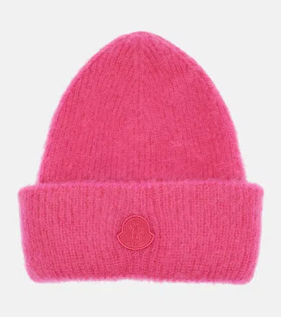 Moncler Logo Wool-blend Beanie