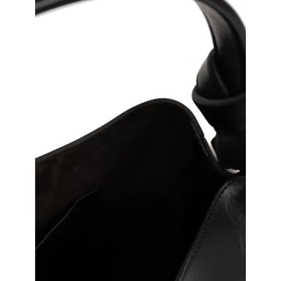 Jw Anderson Borsa A Secchiello In Pelle Nera  Donna In Black