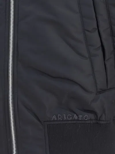 Axel Arigato Pen Layered Bomber Jacket In Black Polyamide In Black