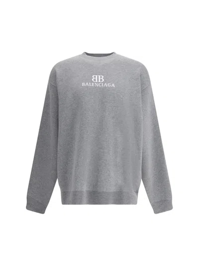 Balenciaga Crewneck Sweater 818422t3368 1380 In Gray