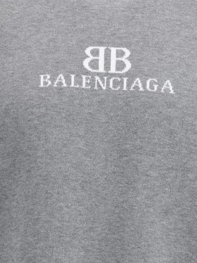 Balenciaga Crewneck Sweater 818422t3368 1380 In Gray