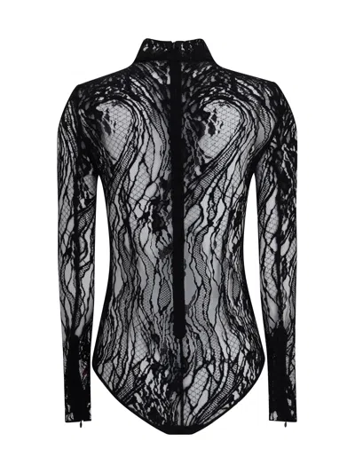 Balmain Women Lace Bodysuit