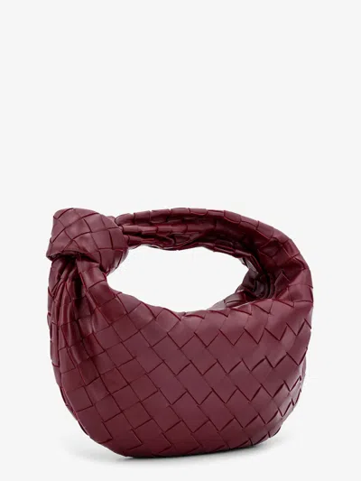 Bottega Veneta Women Jodie Leather Handbag With Intrecciato Motif