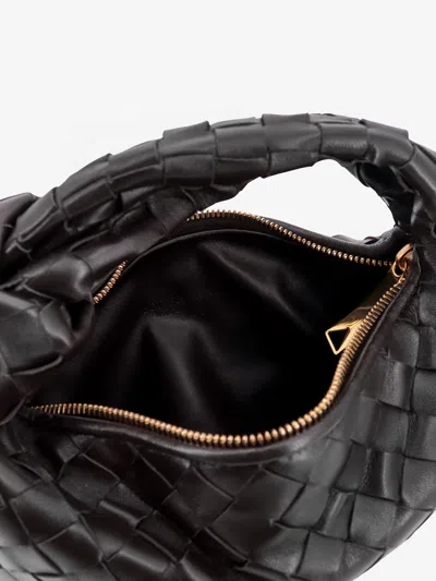Bottega Veneta Women Mini Jodie Leather Handbag With Intrecciato Motif