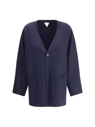 Bottega Veneta Women Wool Jacket In Blue