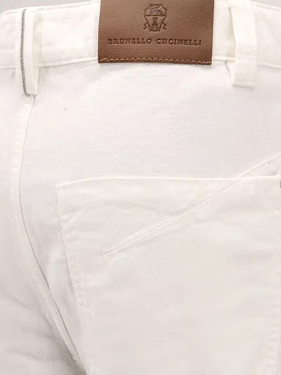 Brunello Cucinelli Women Cotton And Linen Trouser