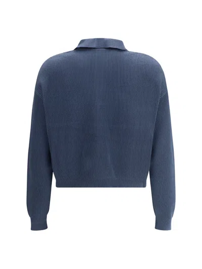 Brunello Cucinelli English Rib Cotton Polo-style Jersey With Jewellery