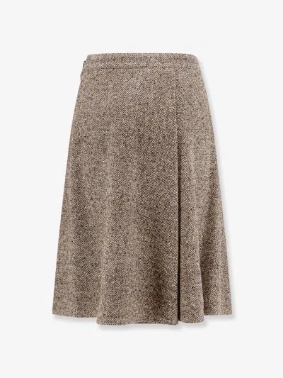 Brunello Cucinelli Kilt Midi Skirt