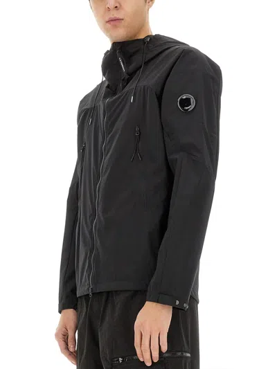 C.p. Company C.p.company Pro-tek Hooded Jacket In Black