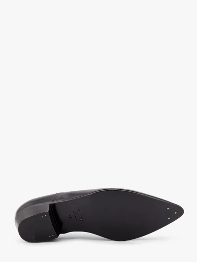 Celine Men Cadillac Oxford Leather Lace-up Shoe In Black