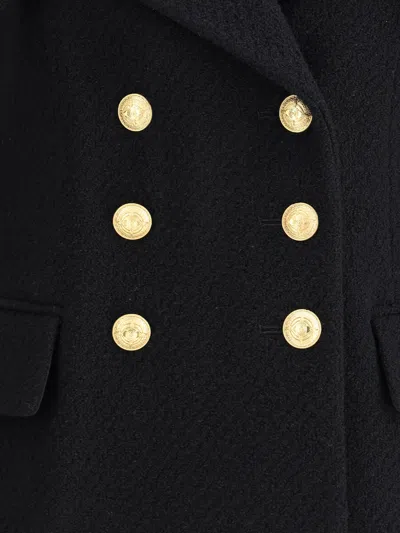Chloé Cascade-lapel Double-breasted Boucle Jacket