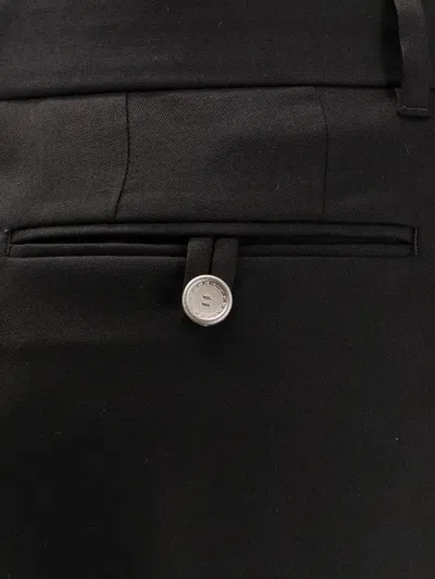Dior Men Cashmere And Wool Trousers In Black
