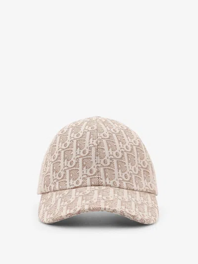 Dior Women D-player Canvas Oblique Baseball Hat