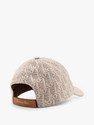 Dior Women D-player Canvas Oblique Baseball Hat