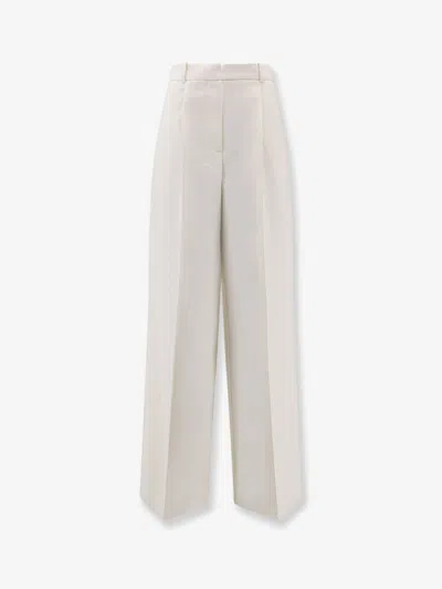 Dior Women Virgin Wool Trousers In Neutral