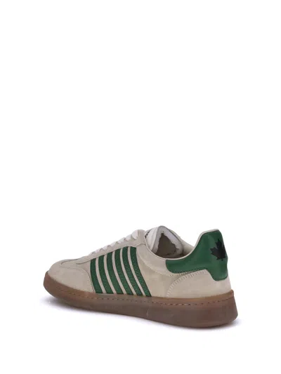 Dsquared2 Men Boxer Sneakers In Neutral