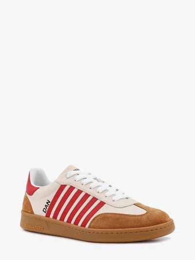 Dsquared2 Men Leather And Suede Sneakers