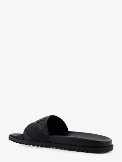 Fendi Men Ff Rubber Slides