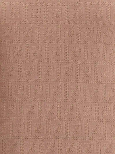 Fendi Women Ff Pattern Midi Dress In Multi