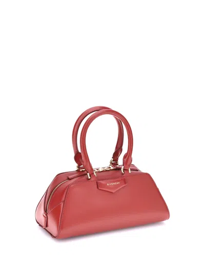 Givenchy Antigona East-west Mini Handbag In Red