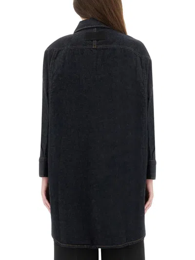Givenchy Collared Neck Structured Long Sleeves Top