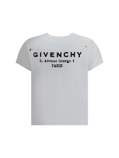 Givenchy Regular Fit Cotton T-shirt With Logo Design In White