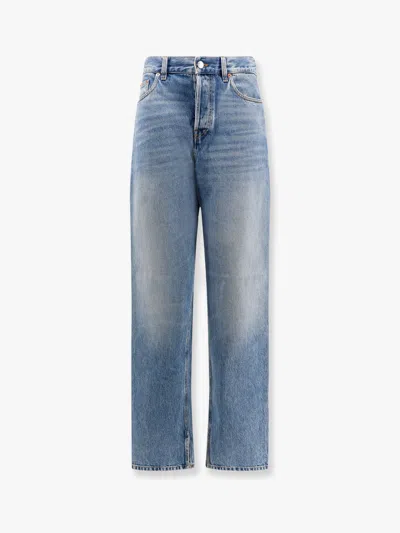Gucci Women Boyfriend Jeans With  Rosso Ancora Tag
