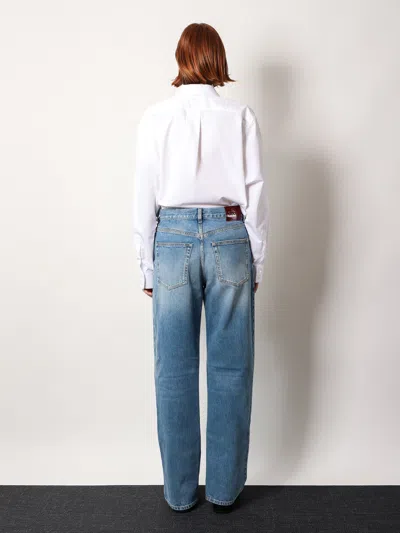 Gucci Women Boyfriend Jeans With  Rosso Ancora Tag