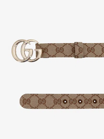 Gucci Women Original Gg Fabric Belt